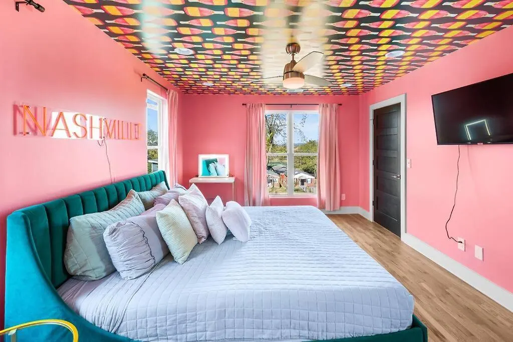 Hébergement de vacances Ultimate Bach 10Min To Dt Ig Walls Every Room Nashville